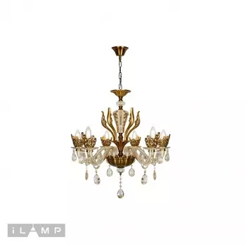 Люстра подвесная Asia iLamp 61078-6 BR