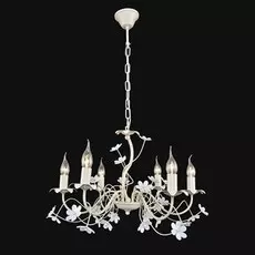 Люстра подвесная с цветочками 4315 2-4315-6-WH+BR E14 Максисвет