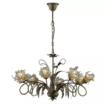 Люстра подвесная с цветочками Berto 2126/8 Odeon Light