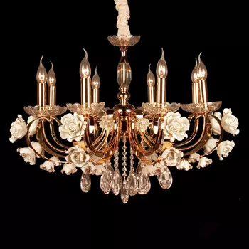 Люстра подвесная с цветочками Daisy EL345P08.1 Citilux