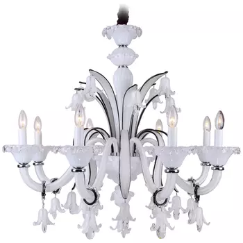 Люстра подвесная с цветочками El Paso 477/8-White ID l