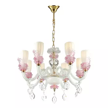 Люстра подвесная с цветочками Elisa 3935/8 Odeon Light