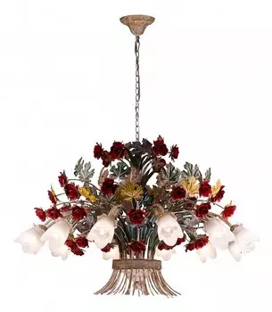 Люстра подвесная с цветочками Fiori di rose Fiori di rose 1760.12 Luci
