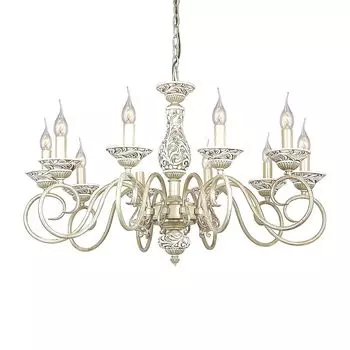 Люстра подвесная с цветочками Gesso 1141-10P Favourite