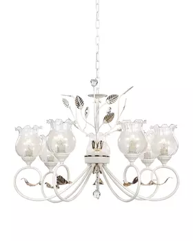 Люстра подвесная с цветочками Хели H17049/7MW Lumien Hall