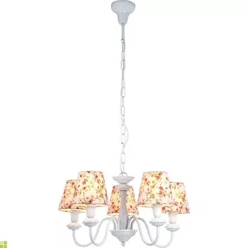 Люстра подвесная с цветочками Kids A9212LM-5WH Arte L