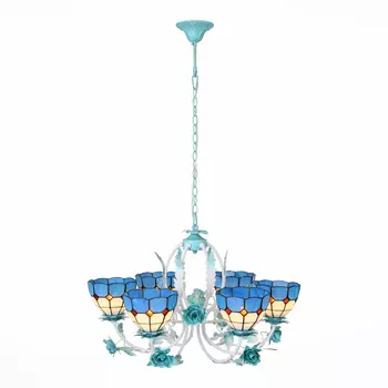 Люстра подвесная с цветочками Lavoro SL372.953.06 ST Luce