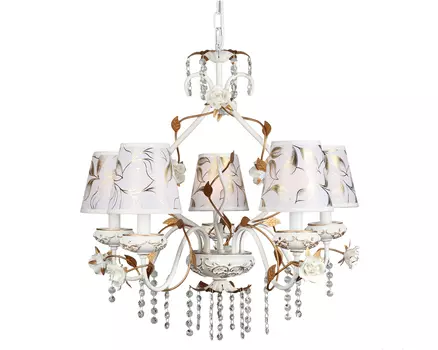 Люстра подвесная с цветочками Lucca OML-77903-05 Omnilux