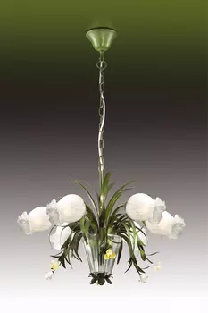 Люстра подвесная с цветочками Merida 2652/6 Odeon Light