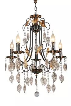 Люстра подвесная с цветочками OML-787 OML-78703-05 Omnilux