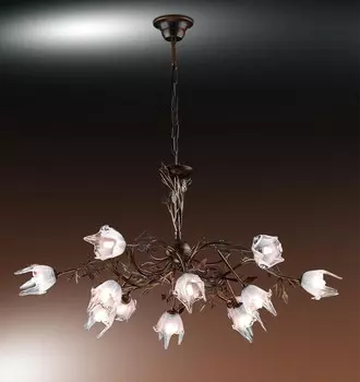 Люстра подвесная с цветочками Paulina 1659/12 Odeon Light