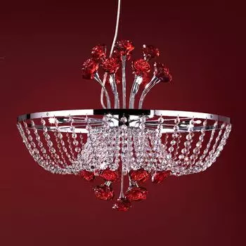 Подвесная хрустальная люстра Rosa Citilux EL325P12.2