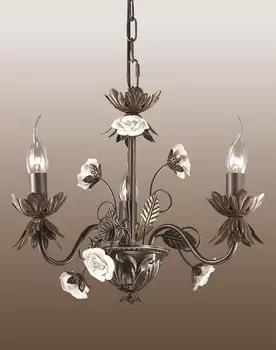 Люстра подвесная с цветочками Silva 2695/3 Odeon Light