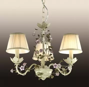 Люстра подвесная с цветочками Tender 2796/3 Odeon Light