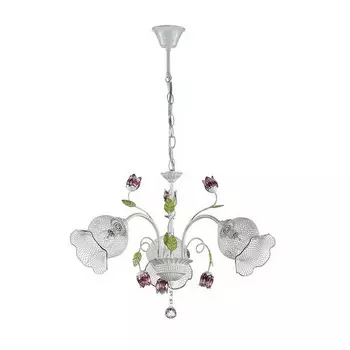 Люстра подвесная с цветочками Tulippa 3111/3 Lumio