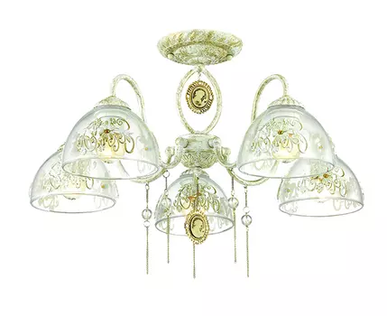 Люстра потолочная с цветочками Absolona 3453/5C Lumio