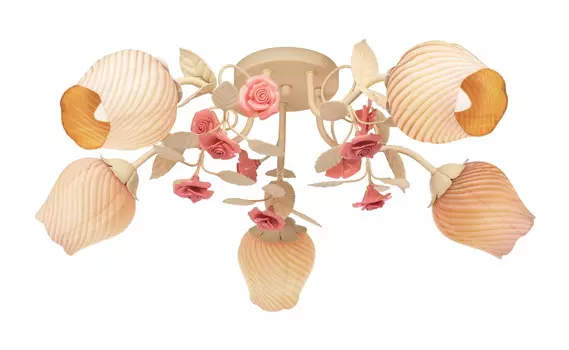 Люстра потолочная с цветочками Alba 251.51.5 SilverLight