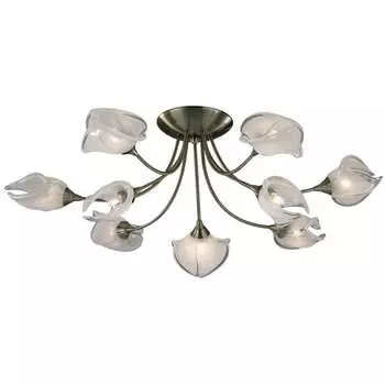 Люстра потолочная с цветочками Antra 2049/9C Odeon Light