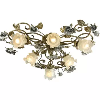 Люстра потолочная с цветочками Ар-Нуво 604-06-01 N-Light