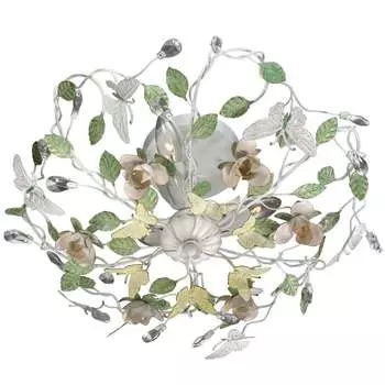 Люстра потолочная с цветочками Arelata 2584/3 Odeon Light