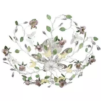 Люстра потолочная с цветочками Arelata 2584/5 Odeon Light