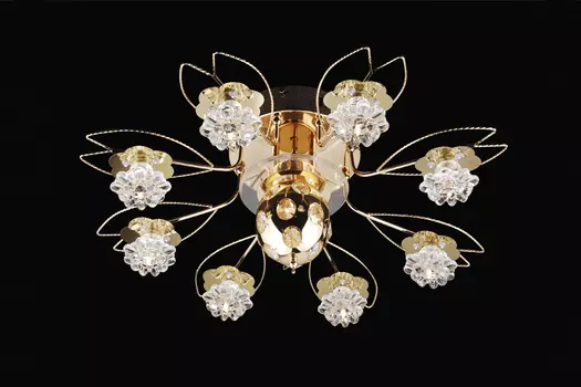 Люстра потолочная с цветочками Atlanta 8985-10 Lamplandi