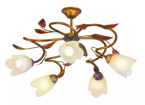 Люстра потолочная с цветочками Диана L05P2-05-B Жар Птица