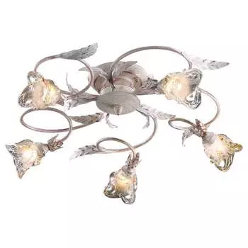 Люстра потолочная с цветочками Kado 2241/5C Odeon Light