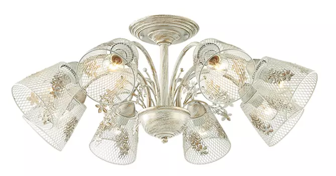 Люстра потолочная с цветочками Lea 3304/8C Lumio