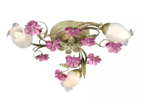 Люстра потолочная с цветочками Monza OML-61307-03 Omnilux