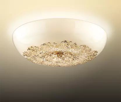 Люстра потолочная с цветочками Palmira 2677/8C Odeon Light