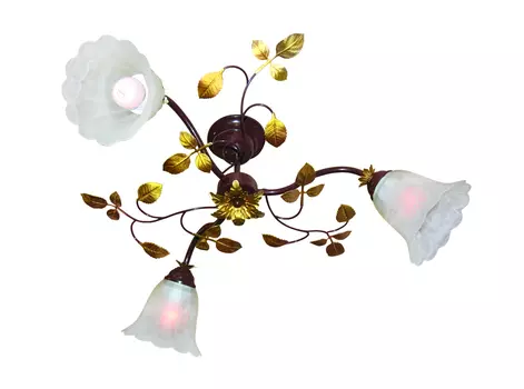 Люстра потолочная с цветочками Престиж L13P2-03-SH Жар Птица