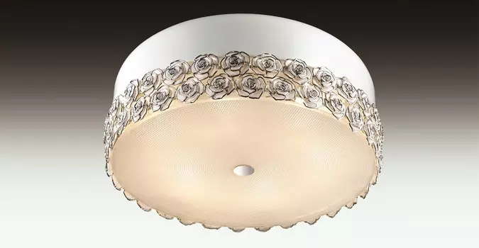 Люстра потолочная с цветочками Rosera 2756/6C Odeon Light