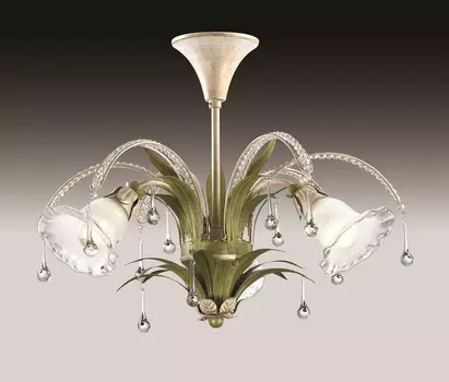 Люстра потолочная с цветочками Rozo 2797/3 Odeon Light