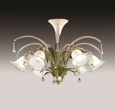 Люстра потолочная с цветочками Rozo 2797/6 Odeon Light