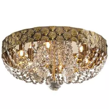 Люстра потолочная с цветочками Sheratan 2515/6C Odeon Light