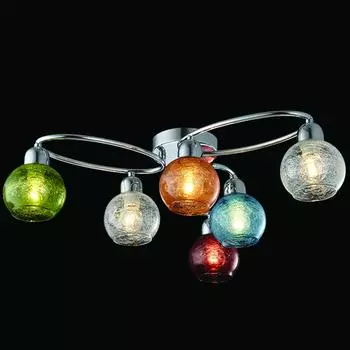 Люстра разноцветная 30079 30079/6 хром Eurosvet