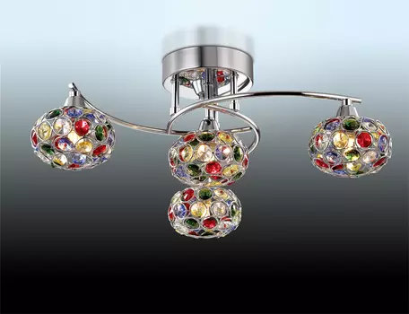 Люстра разноцветная Crea Color 2598/4C Odeon Light
