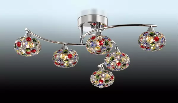 Люстра разноцветная Crea Color 2598/6C Odeon Light