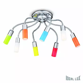 Люстра разноцветная Ecoflex ECOFLEX PL8 Ideal Lux