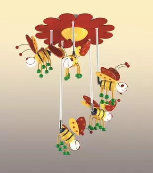 Люстра с бабочками Ape 2804/5C Odeon Light