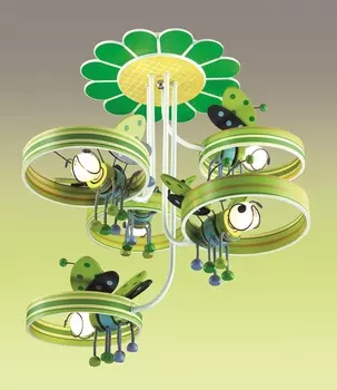 Люстра с бабочками Arli 2805/5C Odeon Light