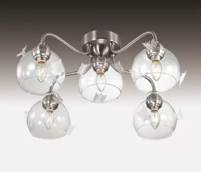 Люстра с бабочками Meleta 2764/5C Odeon Light