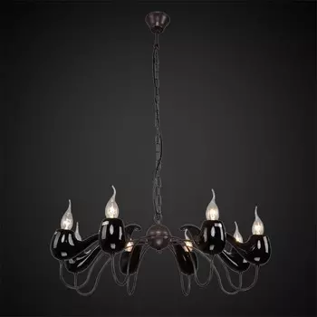 Люстра с курительной трубкой 5120 2-5120-8-BK E14 Максисвет