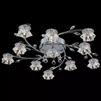 Люстра с пультом Eurosvet 4820 4820/11 хром/красный+синий+фиолетовый