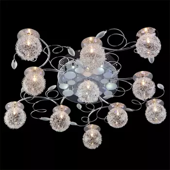 Люстра с пультом Eurosvet 4830 4830/11 хром/синий+красный+фиолетовый