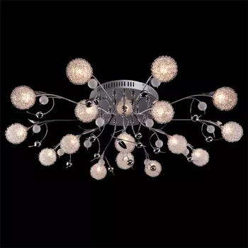 Люстра с пультом Eurosvet 5105 5105/16 хром/синий+красный+фиолетовый