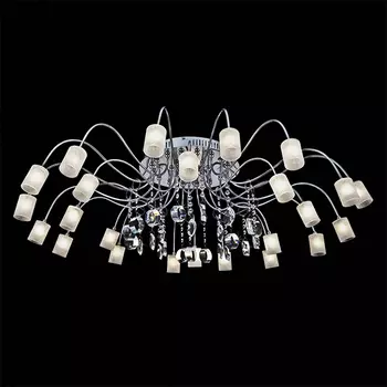 Люстра с пультом Eurosvet 5124 5124/24 хром/синий+красный+фиолетовый