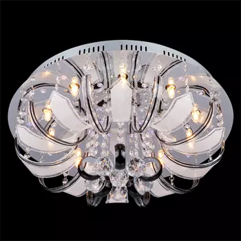 Люстра с пультом Eurosvet 5442 5442/10 хром/синий+красный+фиолетовый(G9)