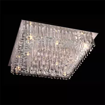 Люстра с пультом Eurosvet 5451 5451/12 хром/синий+красный+фиолетовый